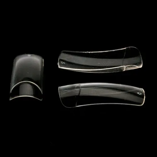 Umetne konice št. 2 - Perfect Square, prozorne, 50 kos