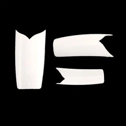 100 ks umetnih nohtov French Valley White - mešano