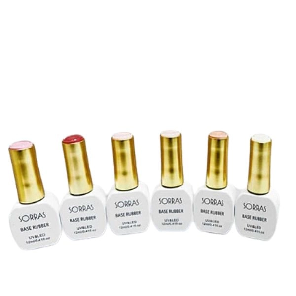 UV/LED Gel lak nadlak - Base Rubber 6x12ml