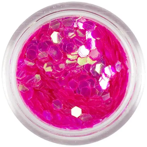 Šestkotni elementi za konice aqua - temno rožnati