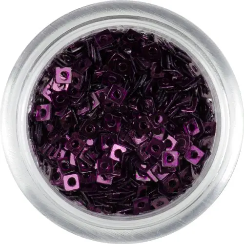 Okrasni kvadratki z luknjico - barva vina burgundec