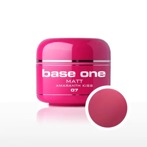Gel Silcare Base One Matt - Amaranth Kiss 07, 5g