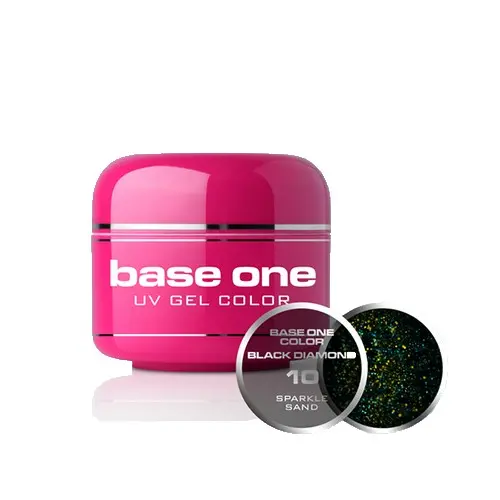 Gel Silcare Base One Black Diamond - Sparkle Sand 10, 5g