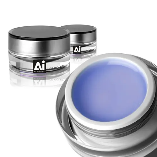  UV-gel AFFINITY ICE Silcare, ki ne porumeni - VIOLET