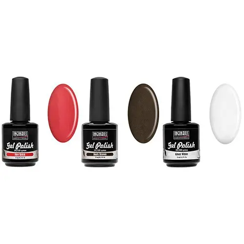 UV gel lak - komplet mali 3 ks - klasični