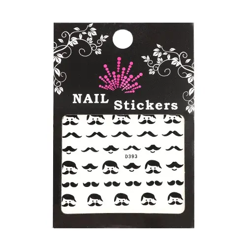 Nalepke z motivom brkov