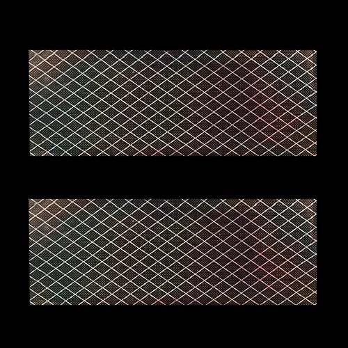 Okrasna folija za nohte - holografska z mrežico