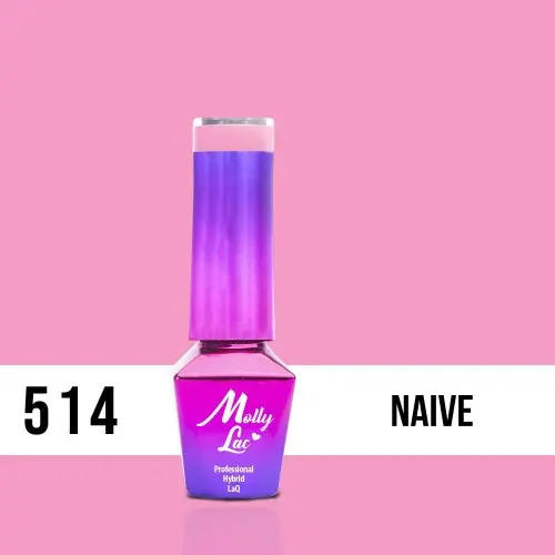 MOLLY LAC UV/LED gel lak Miss Iconic - Naive 514, 5ml