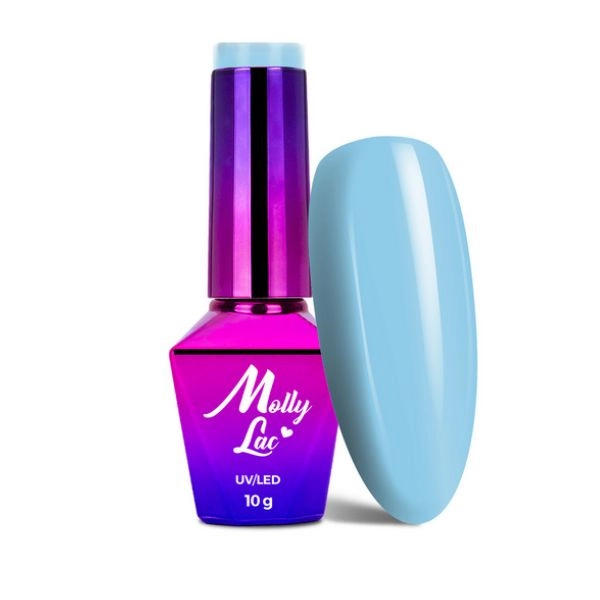 UV/LED hibridni gel lak MollyLac Welcome to Ibiza Sea Wave št. 114, 10 g