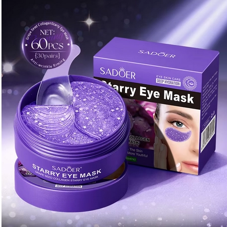 Collagen Starry Sky Eye Mask - Grape seed, 60kos