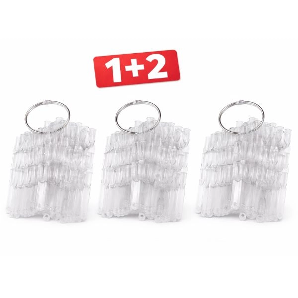 Vzorčni nohti – prozorni - 1+2 BREZPLAČNA AKCIJA