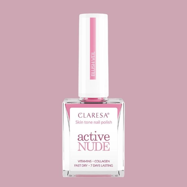 Claresa Active Nude Nail Polish - Blush Veil 9, 5ml