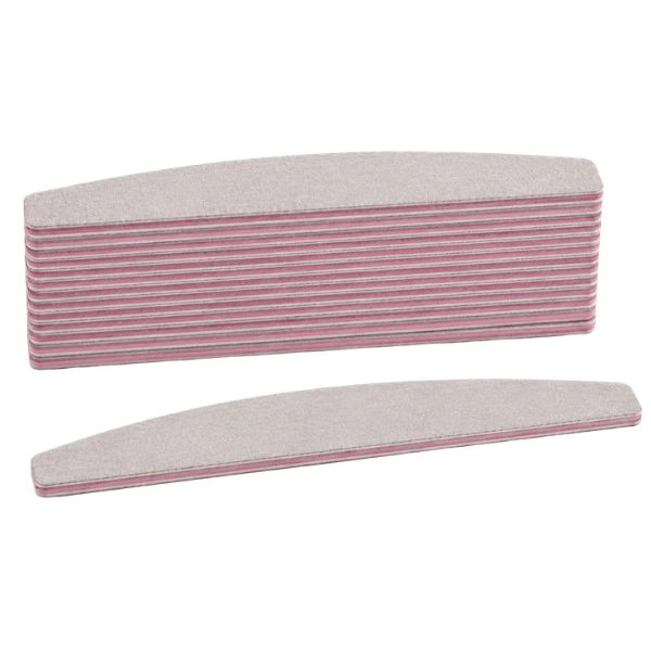 10 kos - Inginails pilica Zebra – ukrivljena oblika, rožnata sredica, 100/150