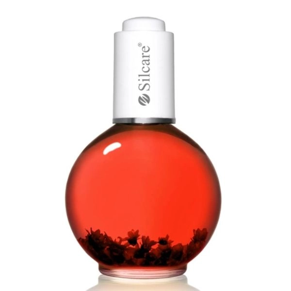 Silcare Olje za nohte in obnohtno kožico – Strawberry Crimson, 75 ml