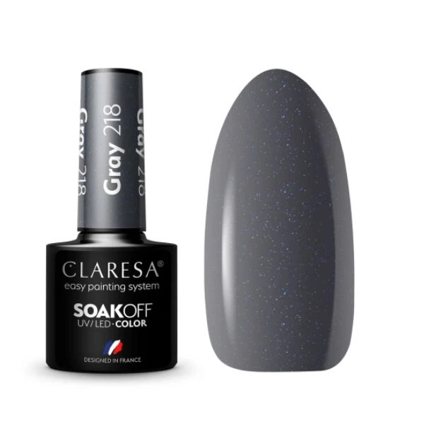 Claresa UV/LED Color Soak Off - Gray 218, 5g