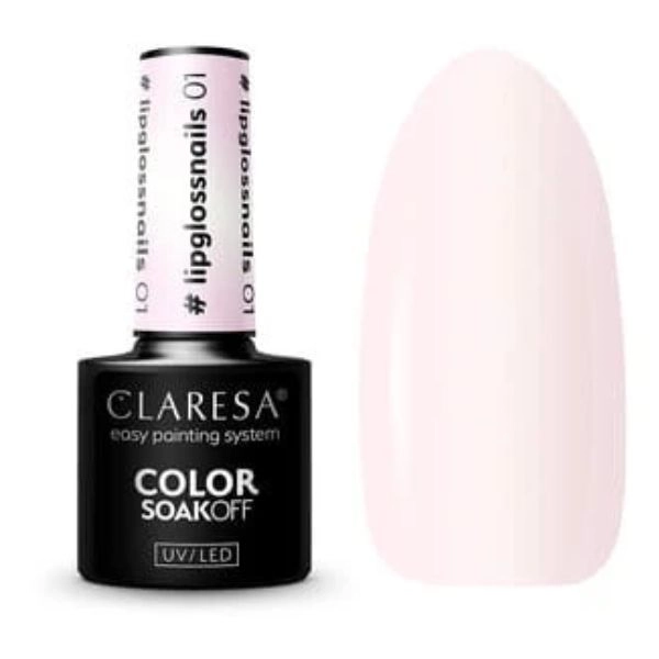 Claresa UV/LED Color Soak Off -  Lipglossnails 01, 5g