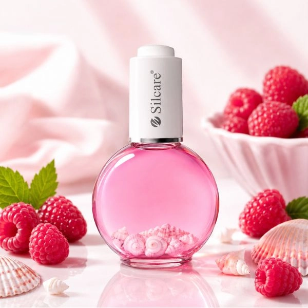 Silcare Olje za nohte in obnohtno kožico – Raspberry Light Pink, 75ml