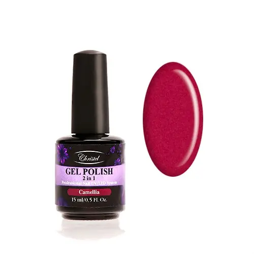 Christel Camellia 15ml - Soak off gel, 2 v 1