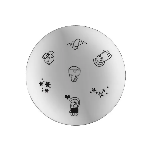 Šablona za okrasno štempljanje B05