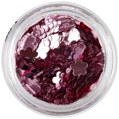 Umazano roza nail art rožice