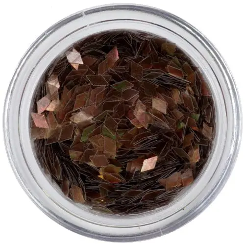 Okrasni konfeti - diamanti, rjavi