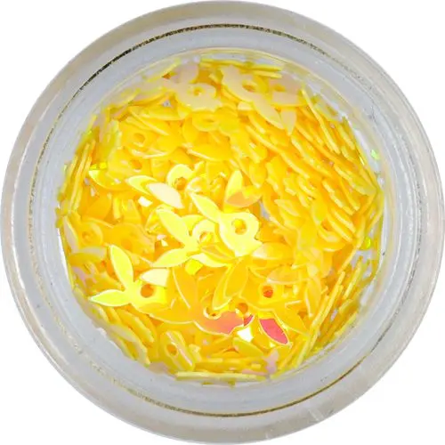 Okraski za nohte - rumeni Playboyevi zajčki