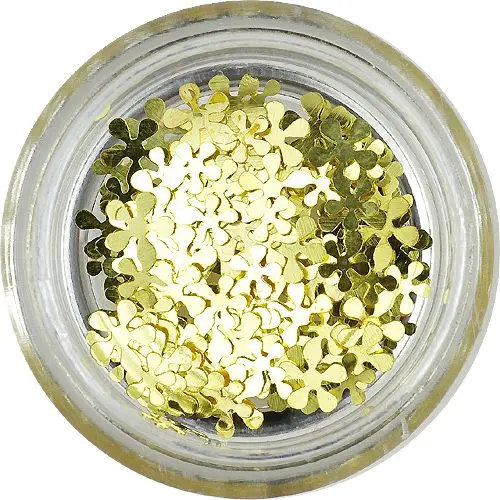 Kovinski okraski za nohte - majhne cvetlice