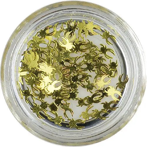 Kovinski okraski za nohte - pajki