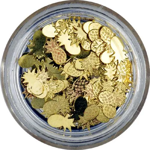 Kovinski okraski za nohte - ananasi