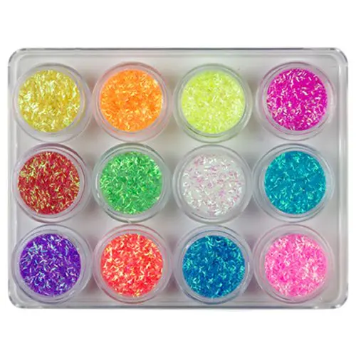 Nail art komplet, 12 kos - nitke 5 g