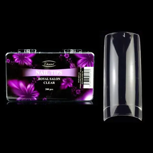 Mešane umetne konice (1-10) - Royal Salon - prozorne, 200 kos