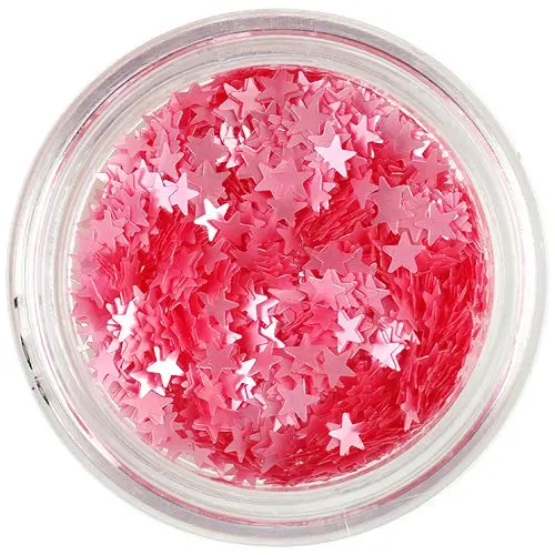 Zvezdice v barvi lososa z bisernim učinkom