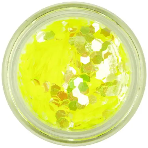 Razkošni rumeni šestkotniki - elementi za konice aqua