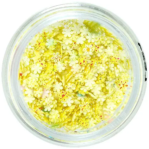 Lesketajoči 3D okraski - rumeni