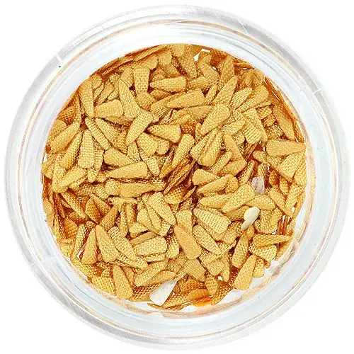 Okraski za nohte iz blaga - bež okrasne kaplje