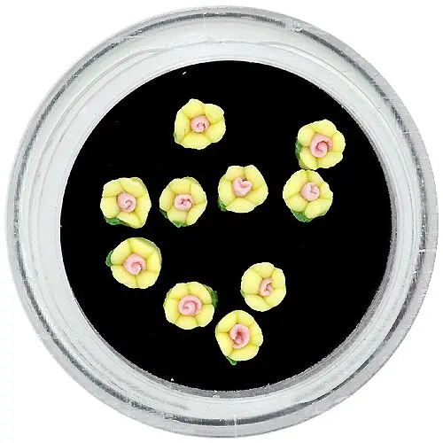 Cvetlice iz akrila - rumene