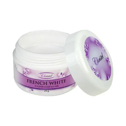 UV gel Christel - French White gel, 25g 