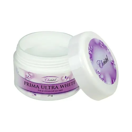 UV-gel Christel - Prima Ultra White gel, 25g 