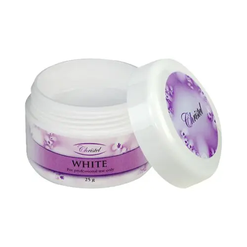 UV gel Christel - White gel, 25g 