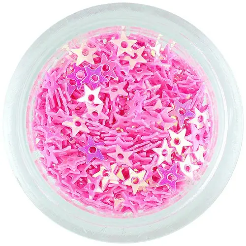 Zvezdice z luknjo - roza