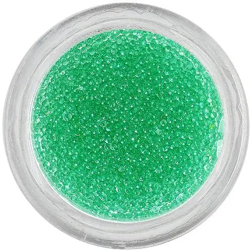 Okraski za nohte - 0,5mm perlice, metino zelene barve