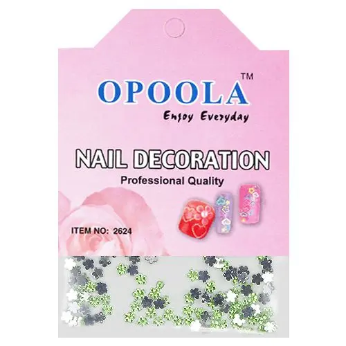 Okrasni kamenčki cvetovi, svetlo zeleni, 50 kos