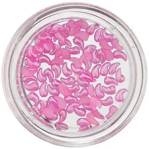 Lesketajoče kaplje za nohte - rožnate, ukrivljene