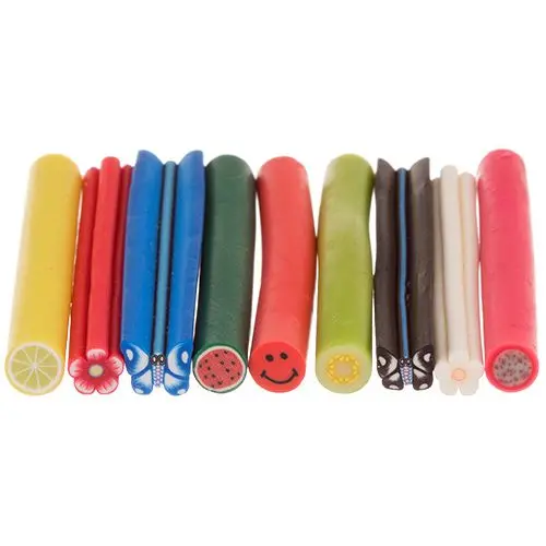 Palčke iz fimo mase - 9 kos, različne oblike