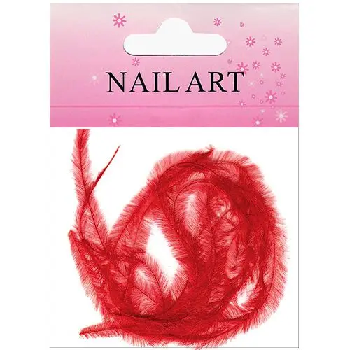Rdeča peresa za nail art